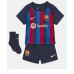 Barcelona Ansu Fati #10 babykläder Hemmatröja barn 2022-23 Korta ärmar (+ Korta byxor)